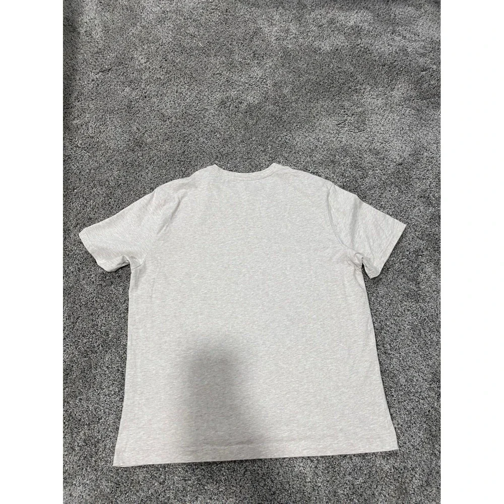 Banana Republic T-Shirt Mens L Oatmeal Excellent Graphic Print Premium Wash Tee